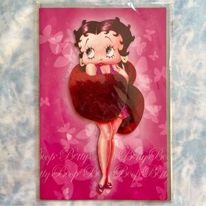 Vintage 2006 Betty Boop "Winter Wrap" 3D card with envelope - NEW IN PACKAGING